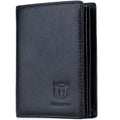 Bullcaptain Large Capacity Genuine Leather Bifold Wallet/Credit Card Holder