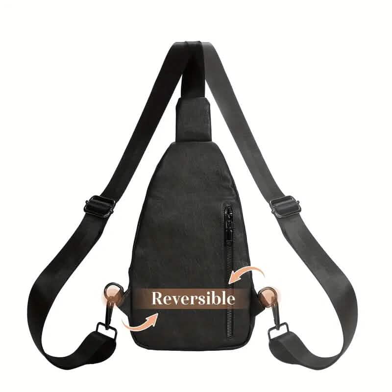 Retro PU Leather Crossbody Bag